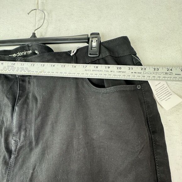 NEW Avenue 26T Butter Denim Black Jeans Womens Plus Size 26 Tall Stretchy Skinny - Picture 9 of 14